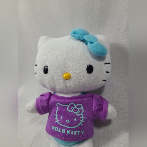 Hello kitty plush with purple shirt - Picture 3 of 5